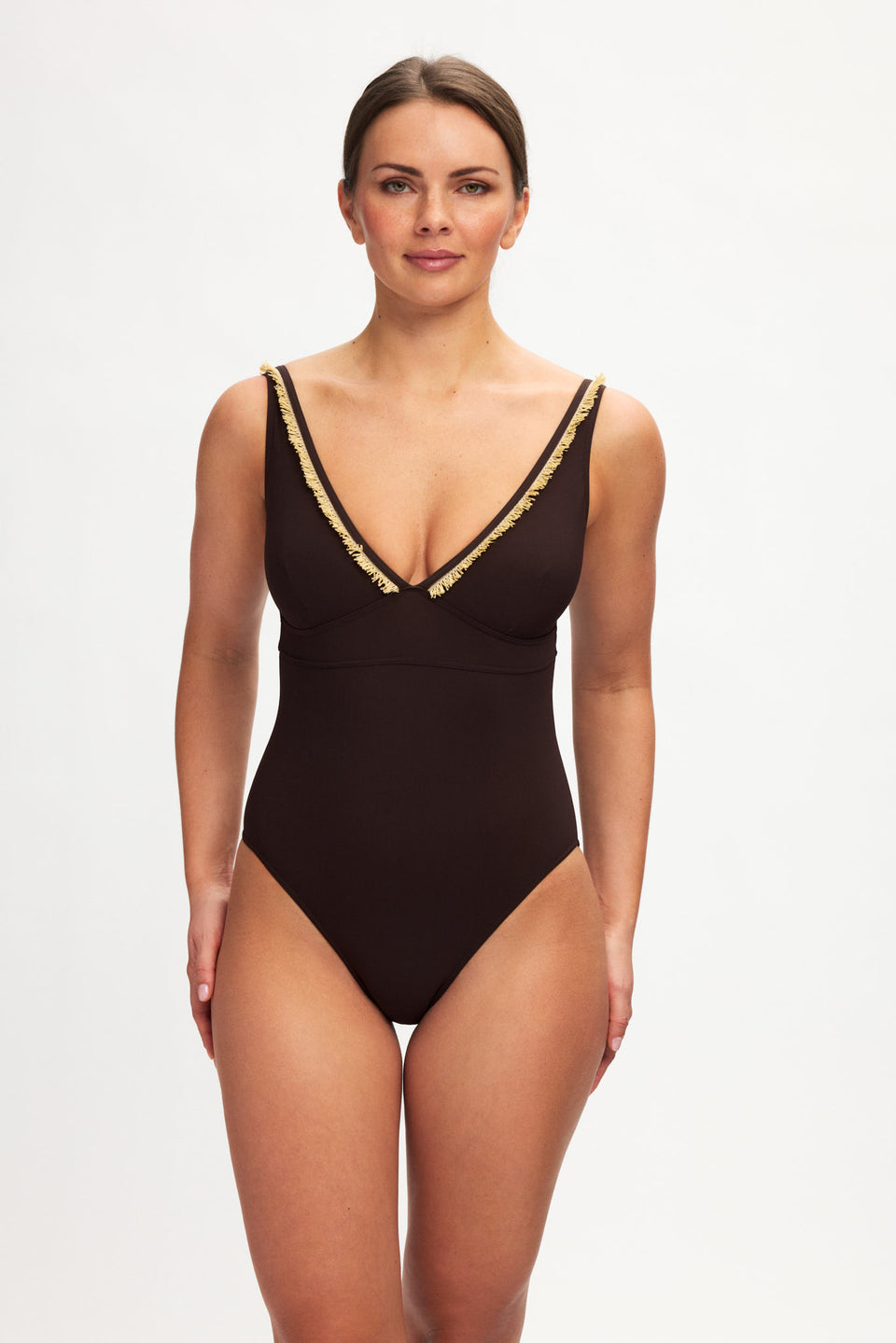 PAULA Beachwear Badedragt - Chappy Raffia