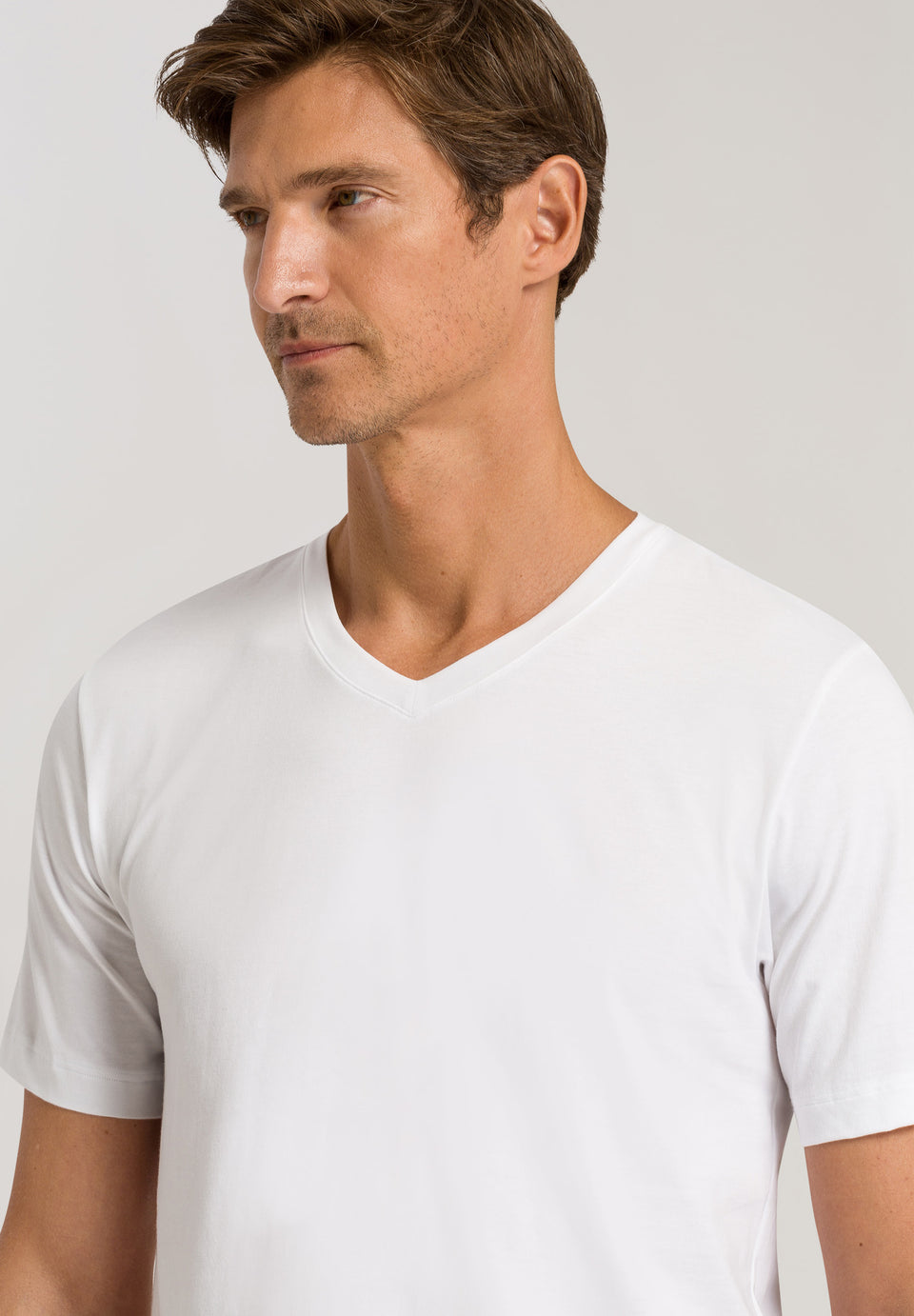 HANRO v-neck T-Shirt - COTTON SUPERIOR